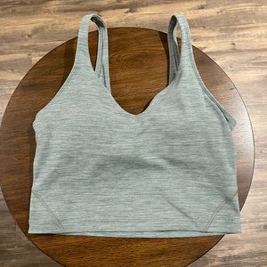 Lululemon Align Tank Top Heathered Tidewater Teal Size 8